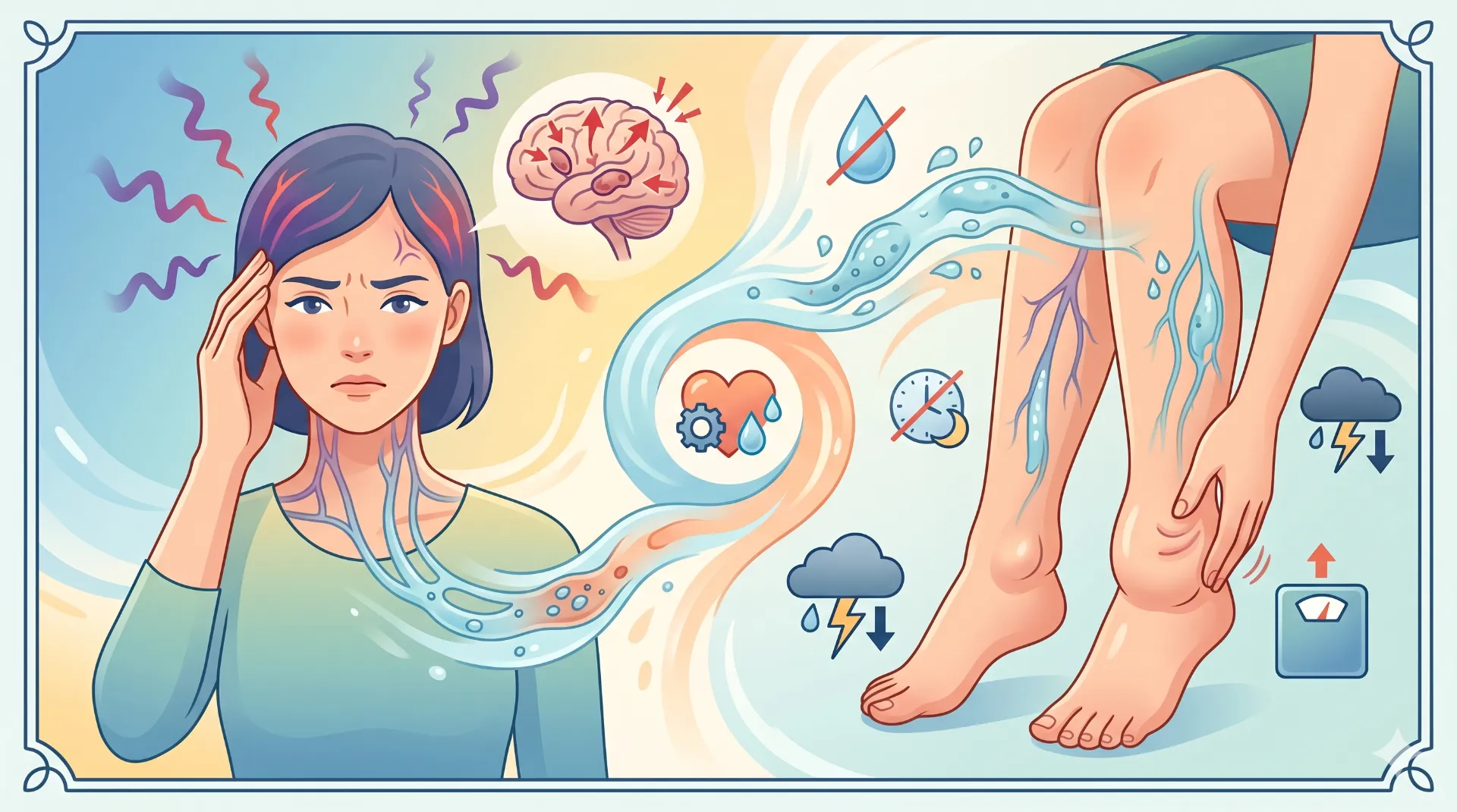 頭痛とむくみの関係とは？原因と対処法を解説