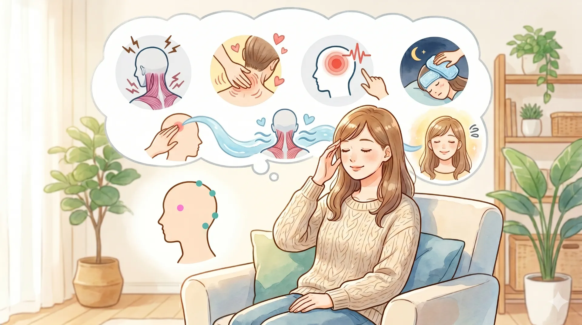 頭痛に効くマッサージは？今すぐできる対処法まとめ